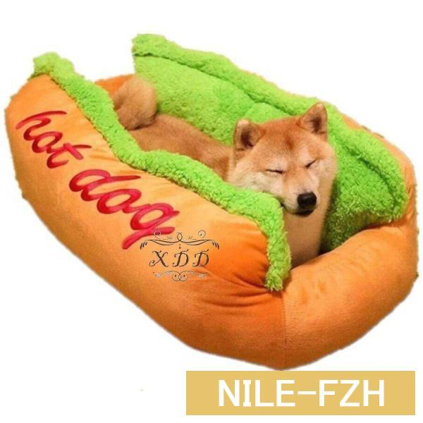 見た目が可愛い！ふんわりホットドッグベッドで快眠｜室内用ペットベッド特集